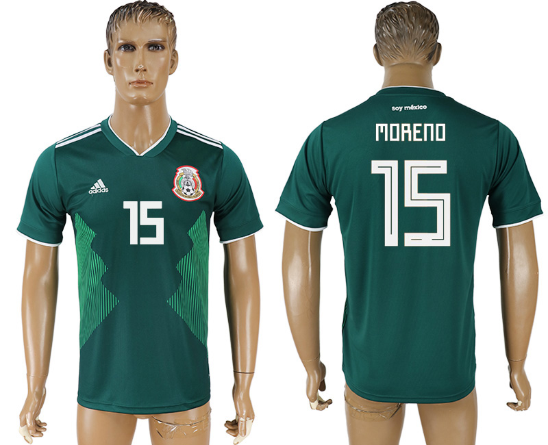 2018 world cup Maillot de foot Mexico #15 MORENO